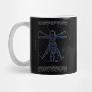 Vitruvian Astronaut Mug